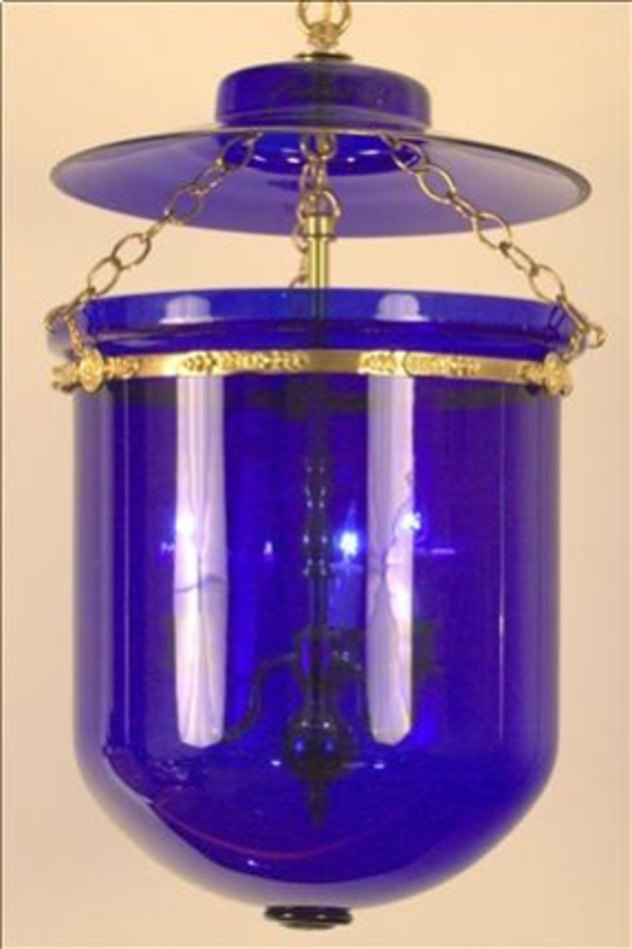 Picture of COLOR BELL LANTERN COBALT