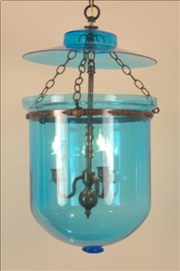 Picture of COLOR BELL LANTERN SKY BLUE