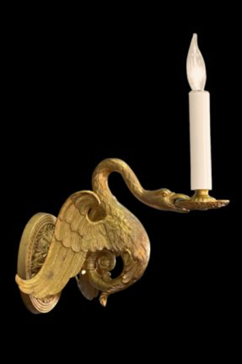 Picture of DECORATIVE SCONCE SWAN