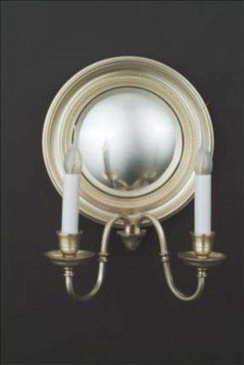Picture of MIRROR SCONCE CONVEX BEADED