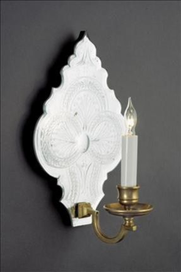 Picture of MIRROR SCONCE CLOVER LEAF