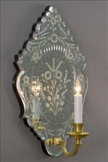 Picture of MIRROR SCONCE FRENCH