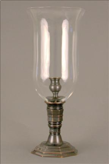 Picture of PHOTOPHORE CLEAR FLUTED ANTIQUE