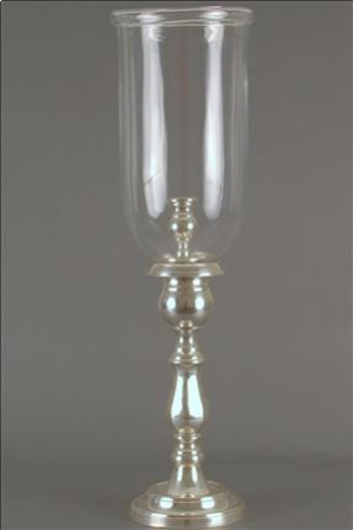 Picture of ENGLISH CANDLESTAND CLEAR L SILVER