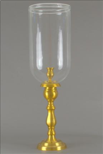 Picture of ENGLISH CANDLESTAND CLEAR FRENCH BRONZE