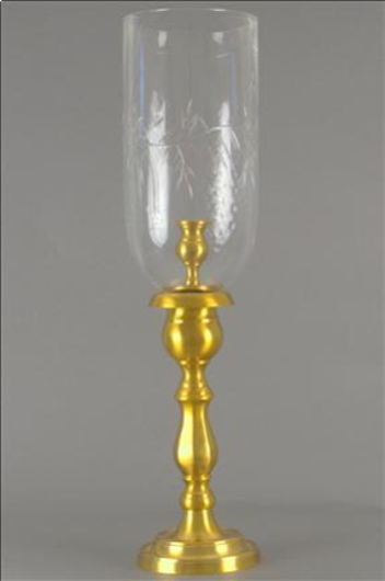 Picture of ENGLISH CANDLESTAND GRAPELEAF FRENCH BRONZE