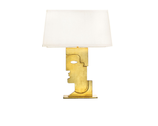 Picture of 22 K GOLD LEAF LAMP – MAN
