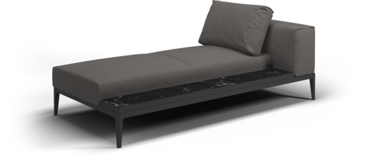 Picture of GRID LEFT / RIGHT CHAISE UNIT (METEOR / CAMERON GRANITE)