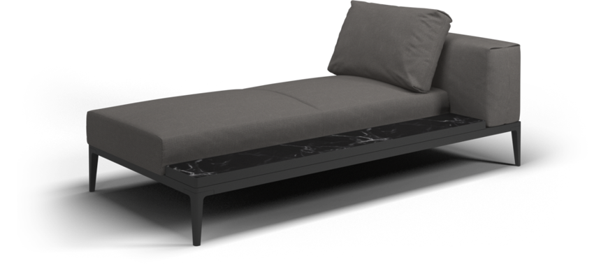 Picture of GRID LEFT / RIGHT CHAISE UNIT (METEOR / CAMERON GRANITE)