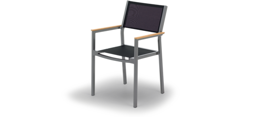 Picture of LUNA STACKING DINING CHAIR WITH ARMS