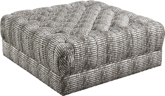 Picture of WHEELER  TUFTED CKT OTTOMAN