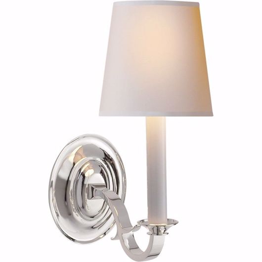 Picture of CHANNING SINGLE SCONCE - POLISHED SILVER