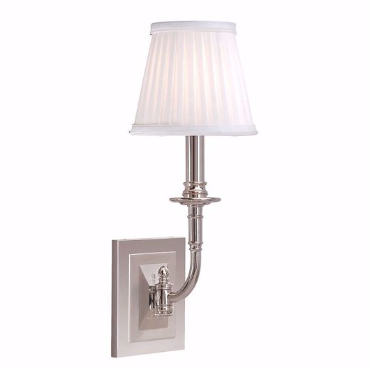 Picture of COLONIAL CANDLESTICK SCONCE--SINGLE - POLISHED NICKEL