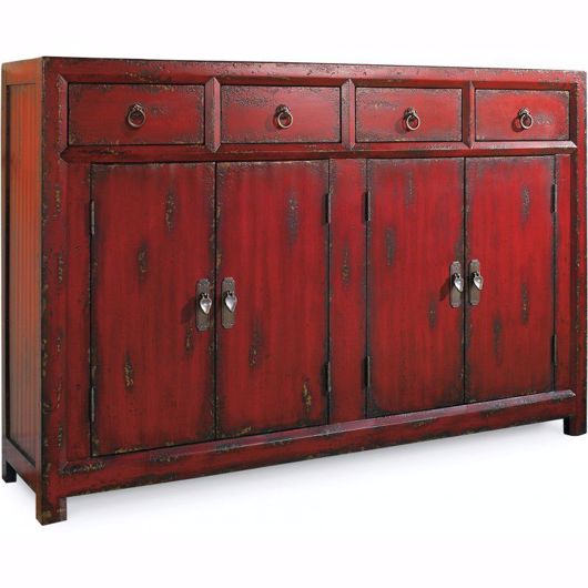 Picture of RED ASIAN CABINET