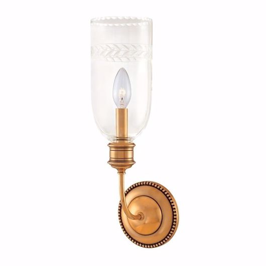 Picture of DOMINION SCONCE - AGED BRASS