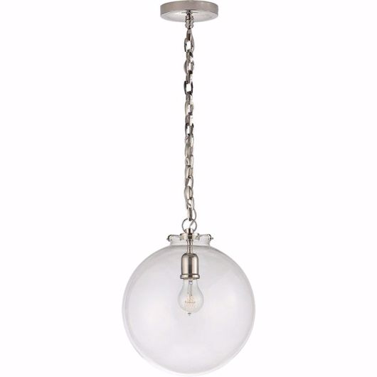 Picture of KATIE GLOBE PENDANT - POLISHED NICKEL