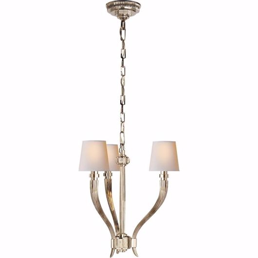 Picture of LARSEN SMALL CHANDELIER - POLISHED NICKEL