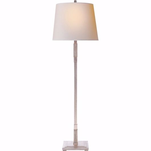 Picture of MARCUS FLOOR LAMP - BURNISHED SILVER LEAF