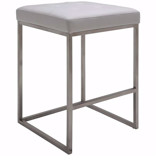 Picture of Emeril Counter Stool--Brushed Stainless