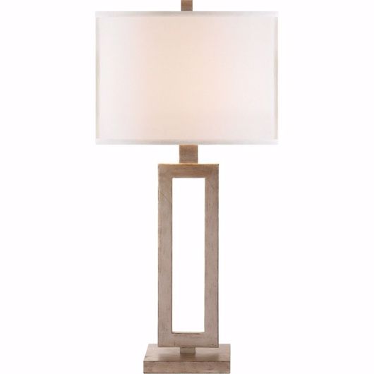 Picture of MOD TABLE LAMP - BURNISHED SILVER LEAF