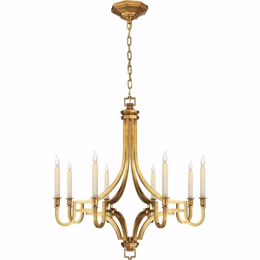 Picture of MYKONOS SMALL CHANDELIER - ANTIQUE BURNISHED BRASS