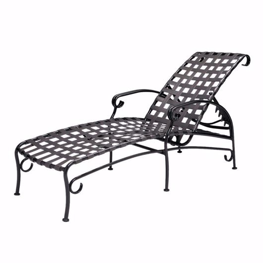 Picture of ST TROPEZ ADJUSTABLE CHAISE WITH CUSHION