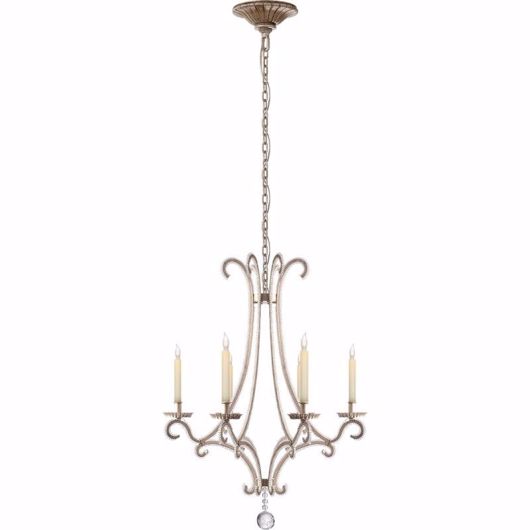 Picture of OSLO SMALL CHANDELIER - BURNISHED SILVER LEAF