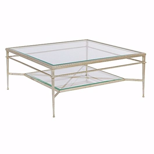 Picture of Delphi Cocktail Table--Silver Leaf