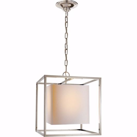Picture of PERFECT SQUARE SMALL LANTERN - POLISHED NICKEL
