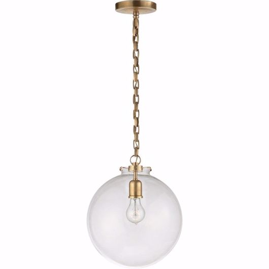 Picture of KATIE GLOBE PENDANT - HAND-RUBBED ANTIQUE BRASS