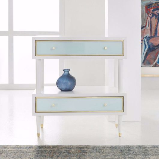 Picture of Seaglass Two Tier Nightstand