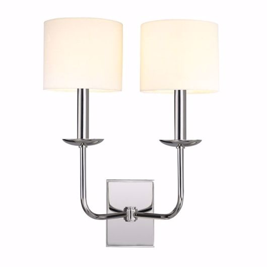 Picture of PRISTINE DOUBLE SCONCE - POLISHED NICKEL