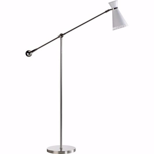 Picture of RETRO FLOOR LAMP - POLISHED NICKEL