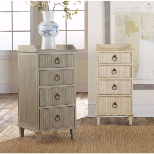 Picture of Gustavian Four Drawer Cabinet- Antique Grey