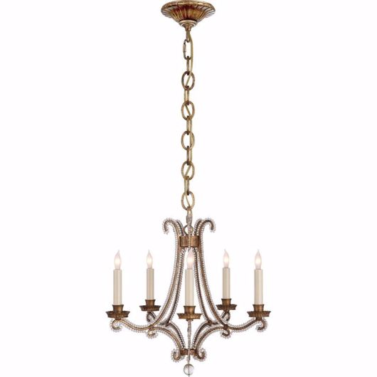 Picture of OSLO MINI CHANDELIER - GILDED IRON