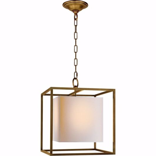 Picture of PERFECT SQUARE SMALL LANTERN - HAND-RUBBED ANTIQUE BRASS