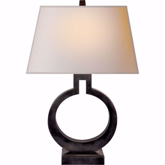 Picture of RING FORM--SMALL TABLE LAMP - BRONZE
