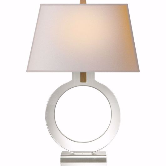 Picture of RING FORM--SMALL TABLE LAMP - CRYSTAL