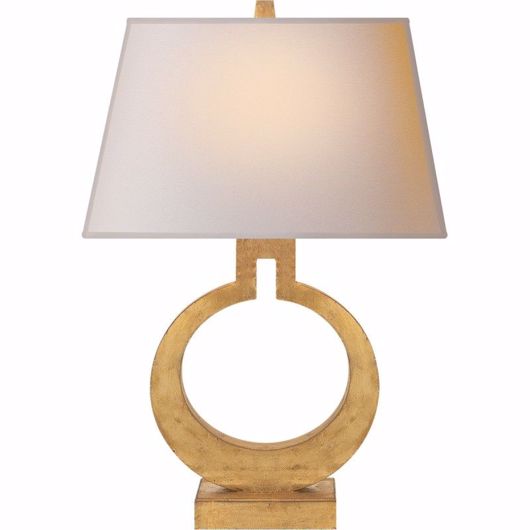 Picture of RING FORM--SMALL TABLE LAMP - GILD