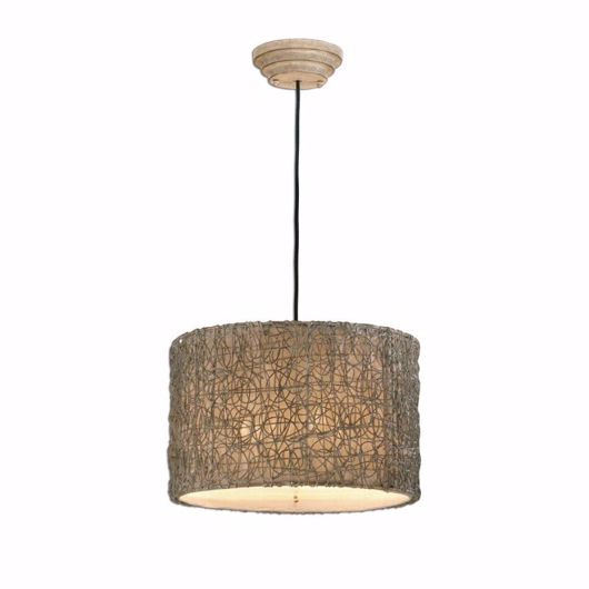 Picture of KNOTTED RATTAN PENDANT