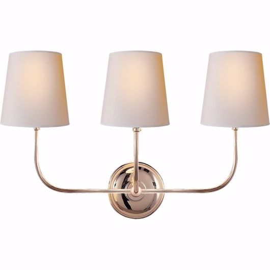 Picture of VENDOME TRIPLE SCONCE - POLISHED NICKEL