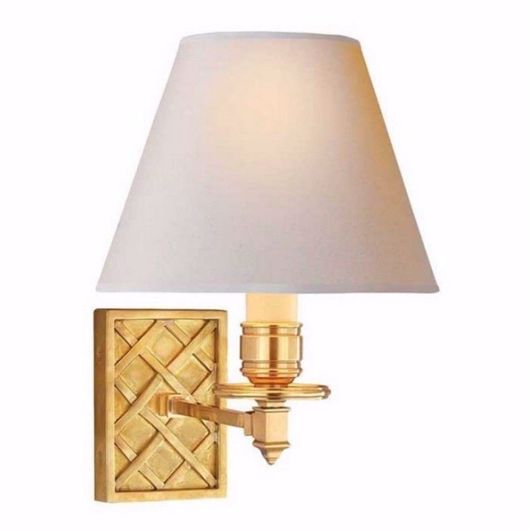 Picture of FILIGREE SINGLE ARM SCONCE - NATURAL BRASS
