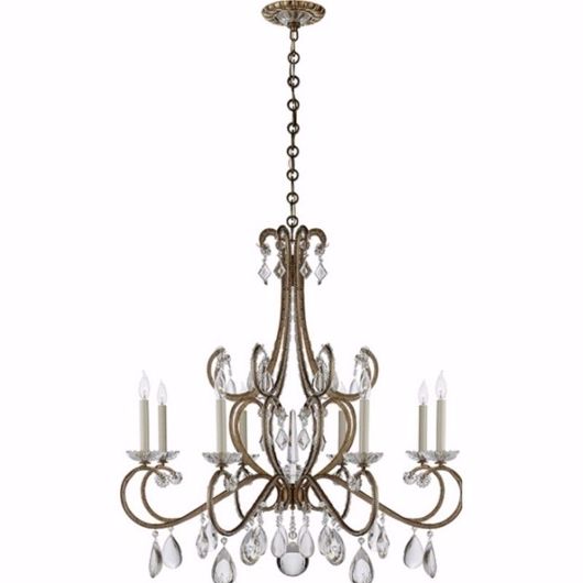 Picture of MONTMARTRE CHANDELIER - HAND-RUBBED ANTIQUE BRASS