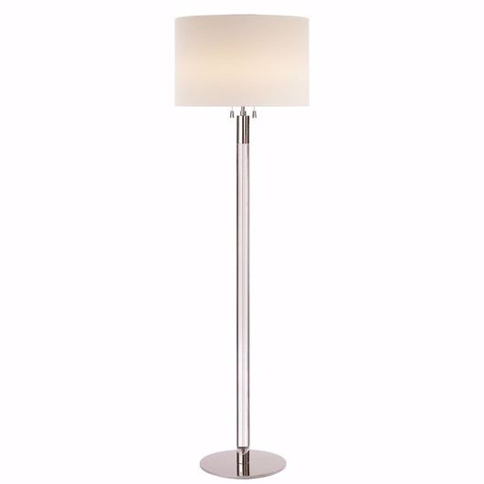 Picture of RIGA FLOOR LAMP - POLISHED NICKEL