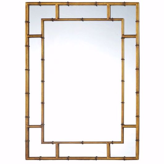Picture of GOLD BAMBOO MIRROR