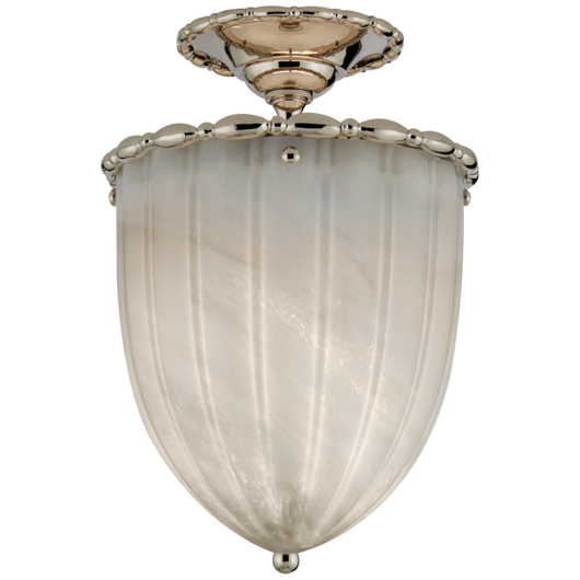 Picture of ROSEHILL ELONGATED SEMI-FLUSH MOUNT - POLISHED NICKEL