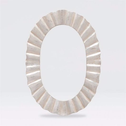 Picture of TINTYPE MIRROR- OVAL--ANTIQUE SILVER