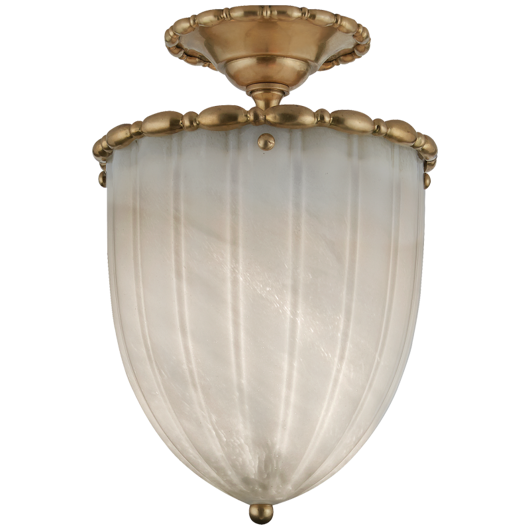 Picture of ROSEHILL ELONGATED SEMI-FLUSH MOUNT - HAND RUBBED ANTIQUE BRASS