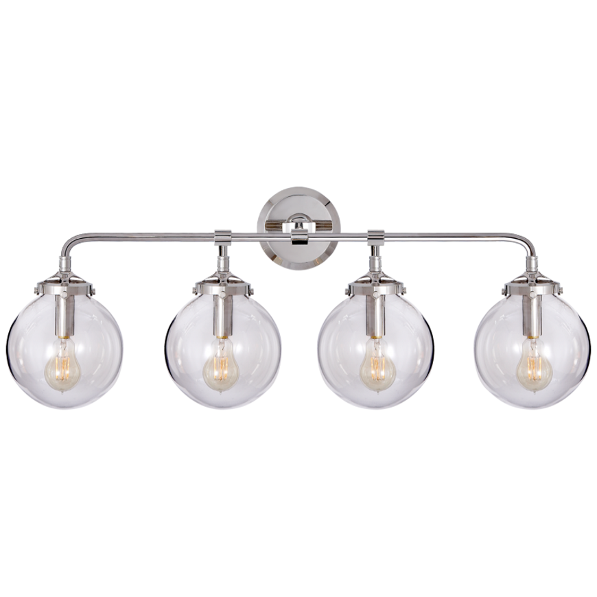Picture of BISTRO FOUR LIGHT BATH SCONCE- POLISHED NICKEL