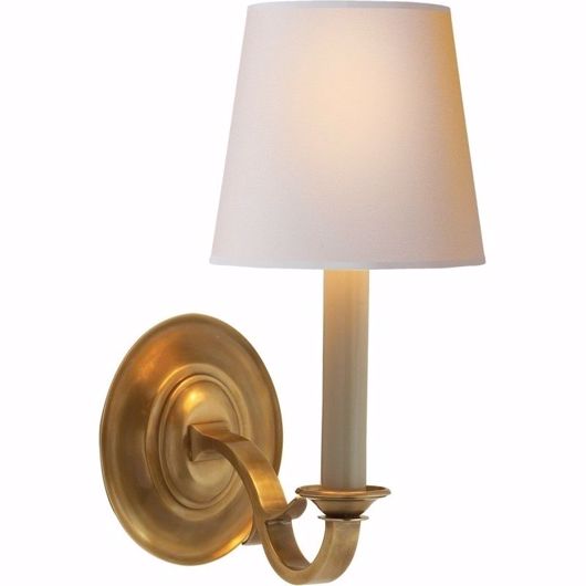 Picture of CHANNING SINGLE SCONCE - HAND-RUBBED ANTIQUE BRASS